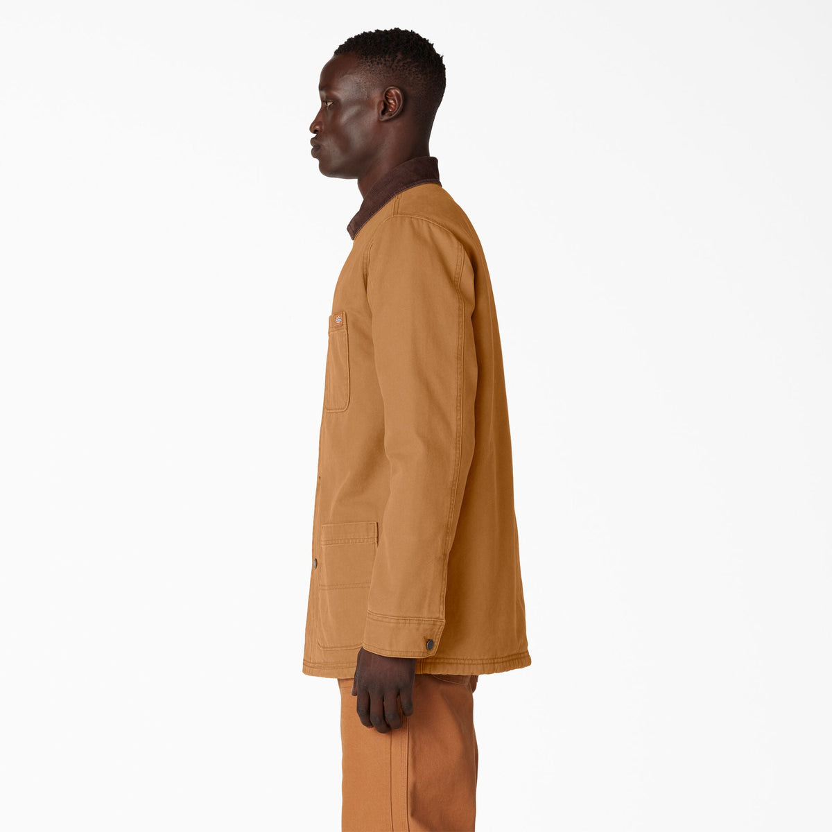 Stonewashed Duck Lined Chore Coat - Stonewashed Brown Duck (SBD)