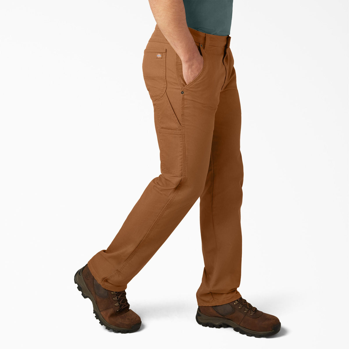 FLEX Regular Fit Duck Carpenter Pants - Stonewashed Brown Duck (SBD)