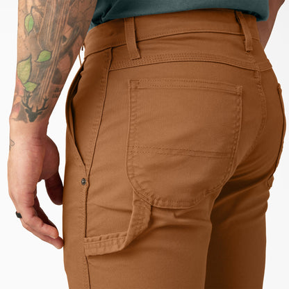 FLEX Regular Fit Duck Carpenter Pants - Stonewashed Brown Duck (SBD)