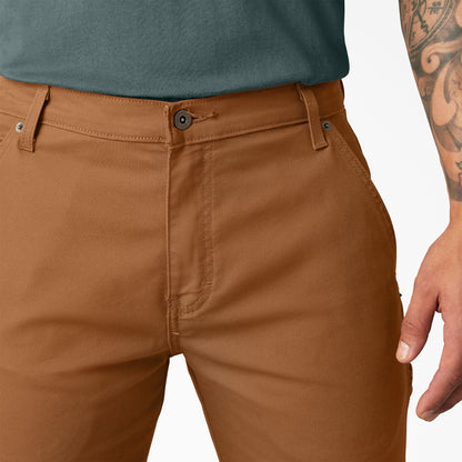 FLEX Regular Fit Duck Carpenter Pants - Stonewashed Brown Duck (SBD)