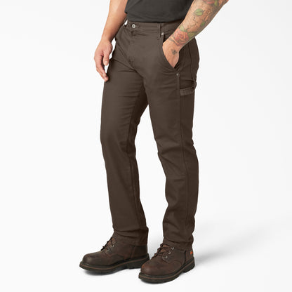 FLEX Regular Fit Duck Carpenter Pants - Stonewashed Mushroom (SMR1)