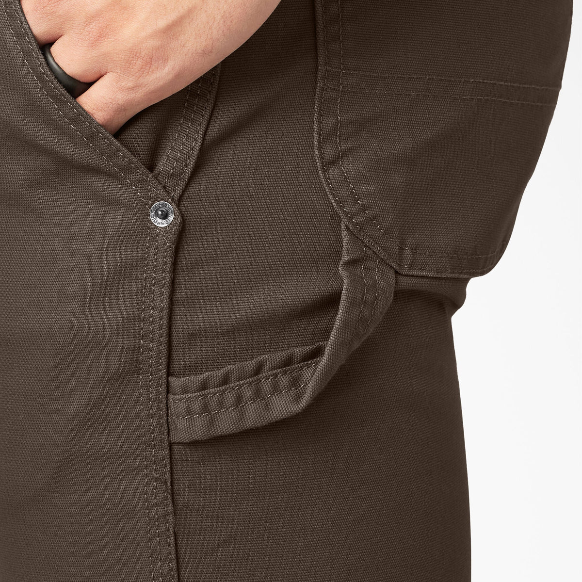 FLEX Regular Fit Duck Carpenter Pants - Stonewashed Mushroom (SMR1)