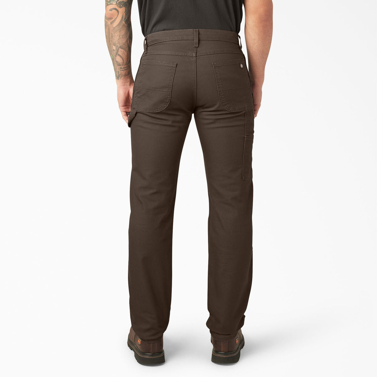 FLEX Regular Fit Duck Carpenter Pants - Stonewashed Mushroom (SMR1)