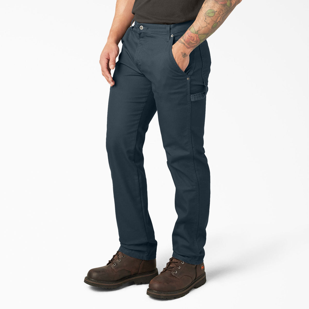 FLEX Regular Fit Duck Carpenter Pants - Stonewashed Diesel Gray (SYG)
