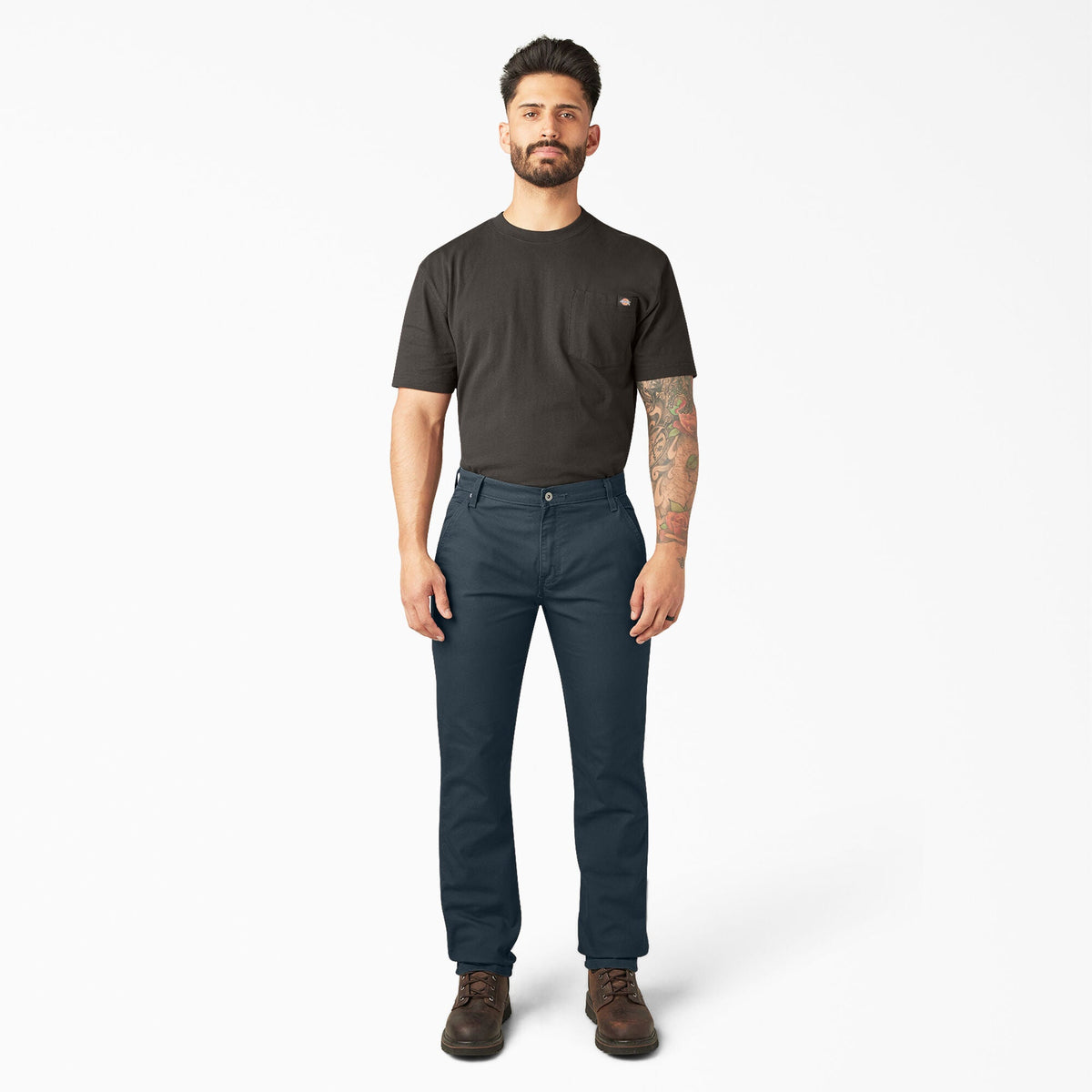 FLEX Regular Fit Duck Carpenter Pants - Stonewashed Diesel Gray (SYG)