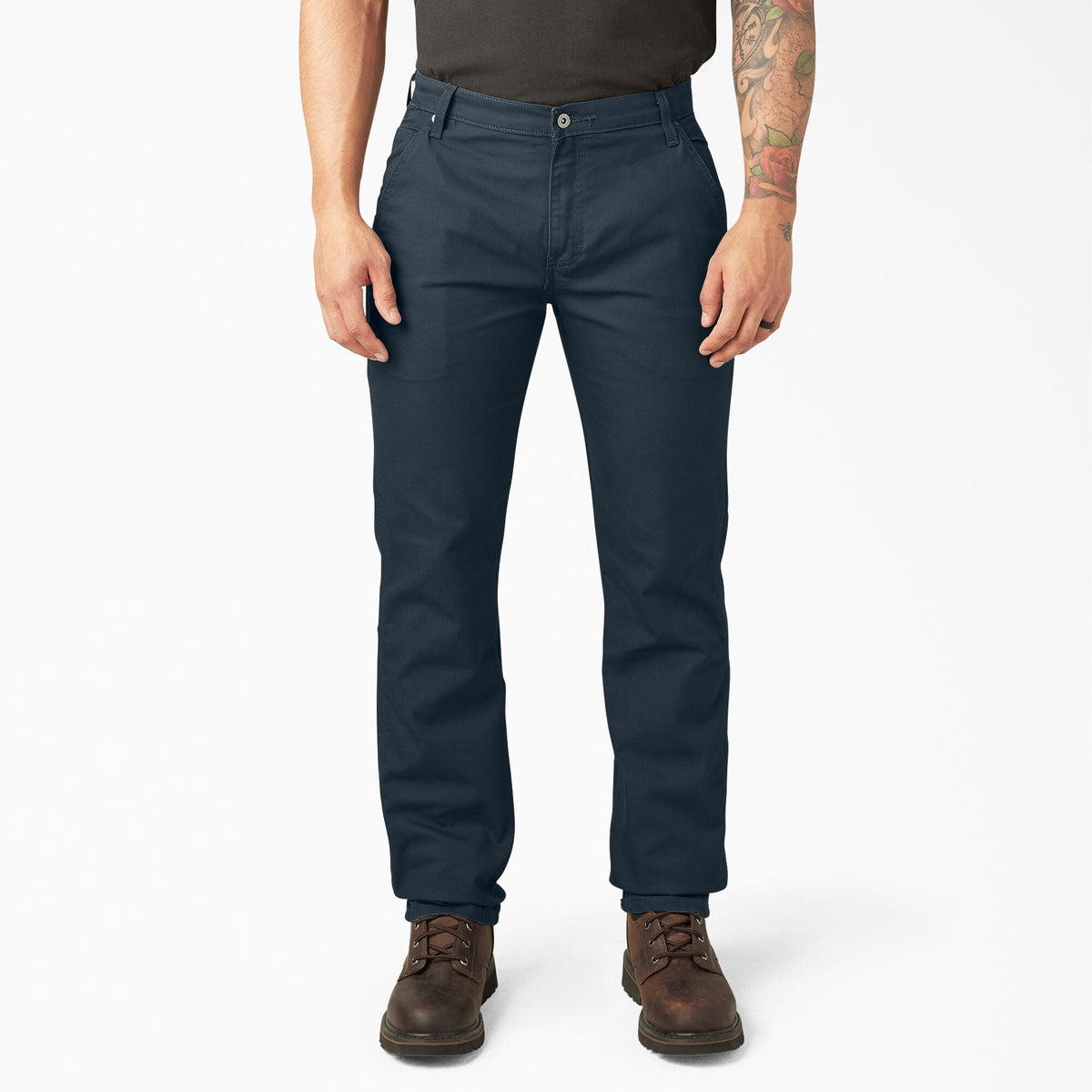 FLEX Regular Fit Duck Carpenter Pants - Stonewashed Diesel Gray (SYG)