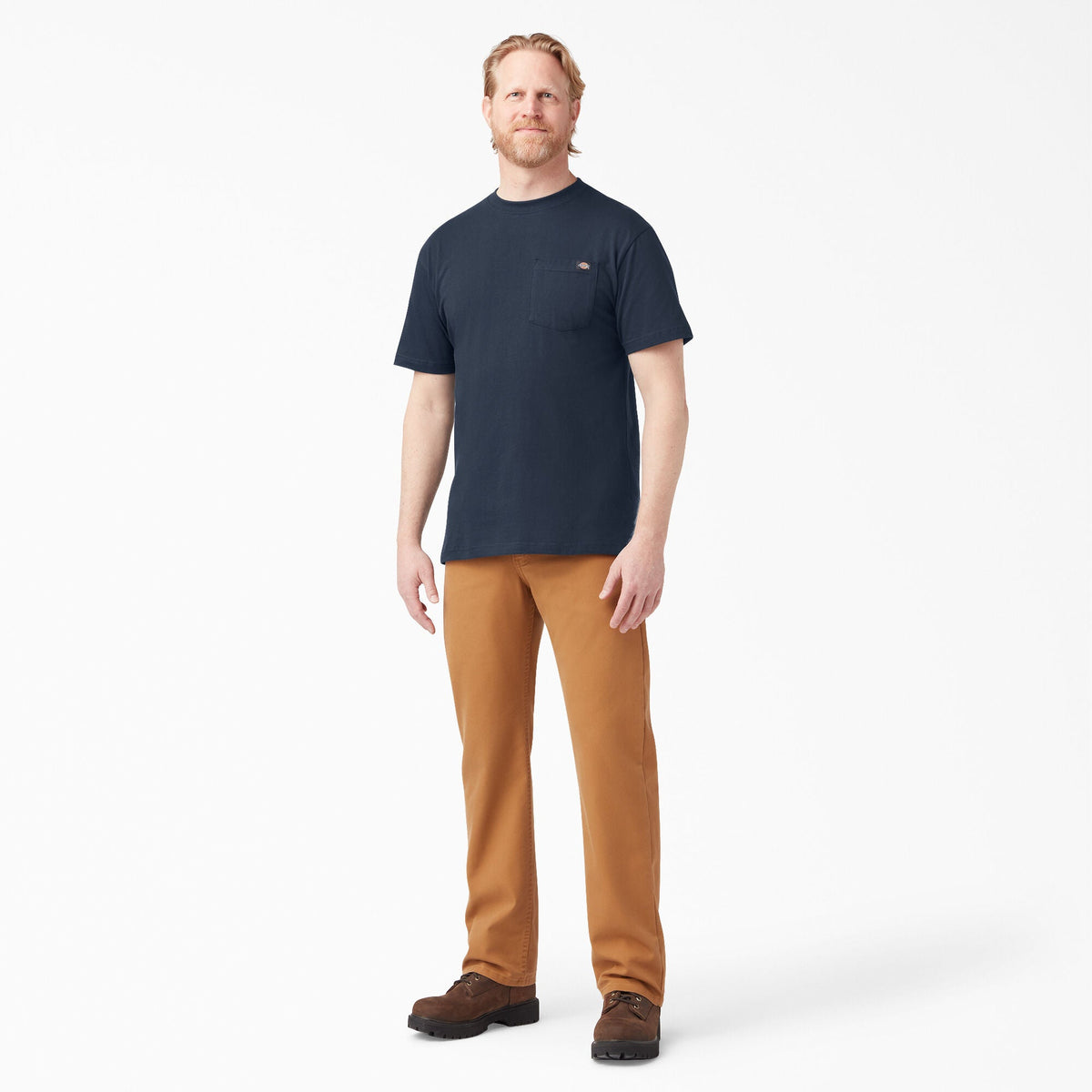 Lightweight Short Sleeve Pocket T-Shirt - Dark Navy (DN)