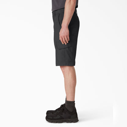 FLEX Cooling Regular Fit Cargo Shorts, 11" - Black (BK)