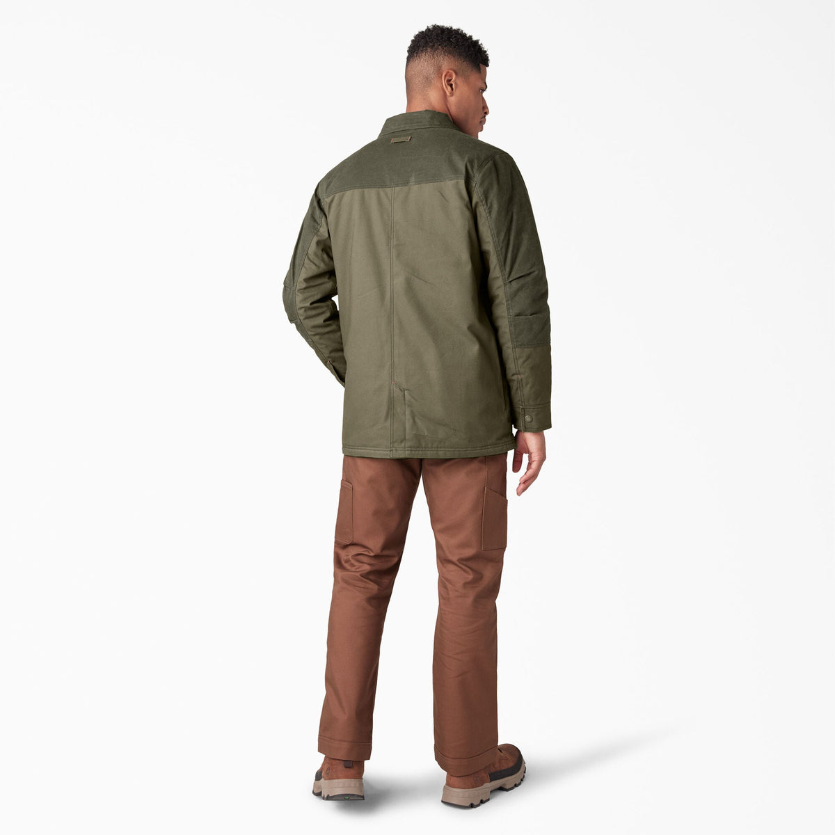 Waxed Canvas Chore Coat - Moss Green (MS)