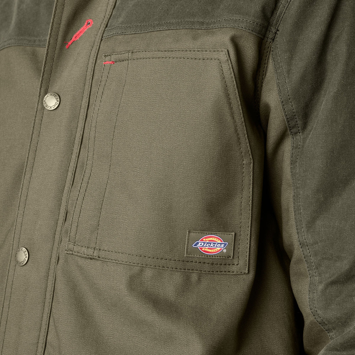 Waxed Canvas Chore Coat - Moss Green (MS)