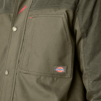 Waxed Canvas Chore Coat - Moss Green (MS)