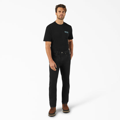 FLEX Slim Fit Jeans - Black Denim (L9D)