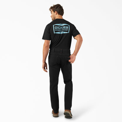 FLEX Slim Fit Jeans - Black Denim (L9D)
