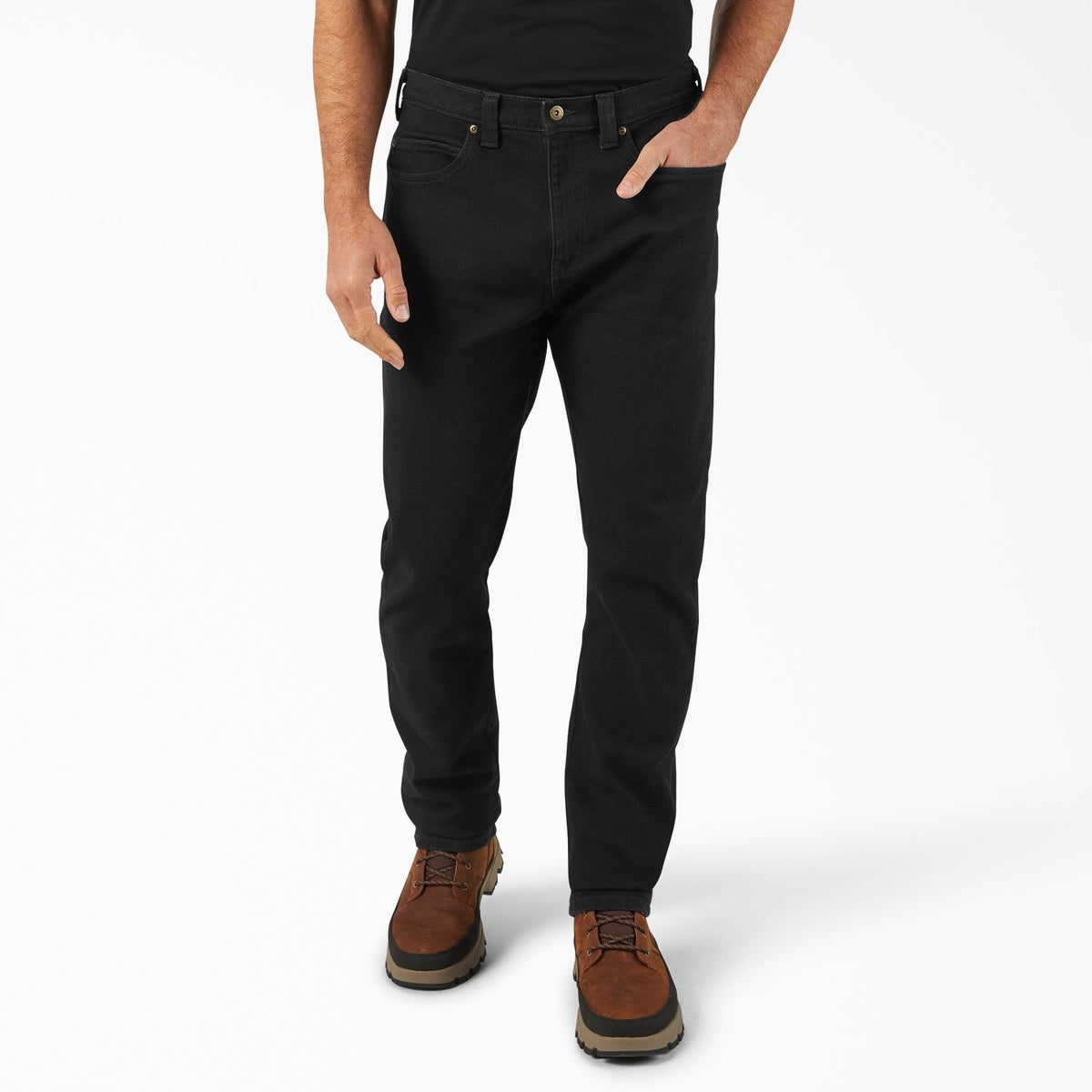 FLEX Slim Fit Jeans - Black Denim (L9D)
