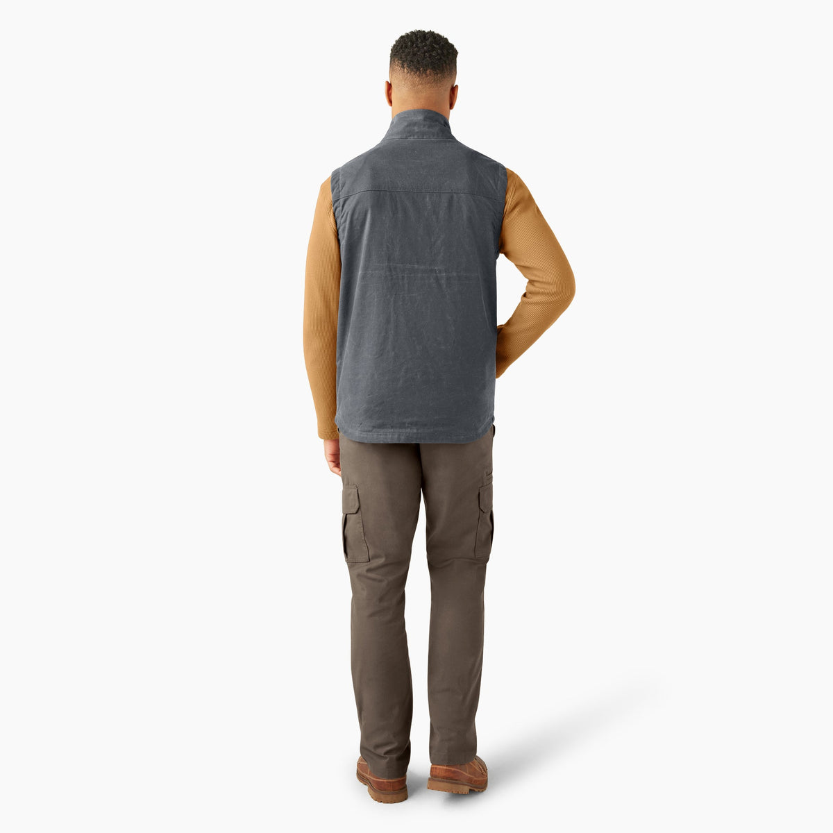 Fully Waxed Canvas Vest - Charcoal (0CH)