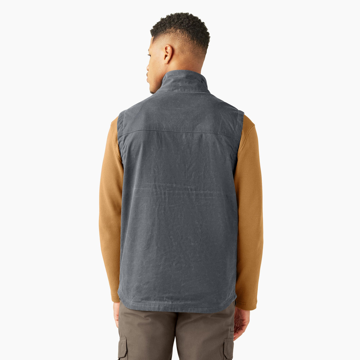 Fully Waxed Canvas Vest - Charcoal (0CH)