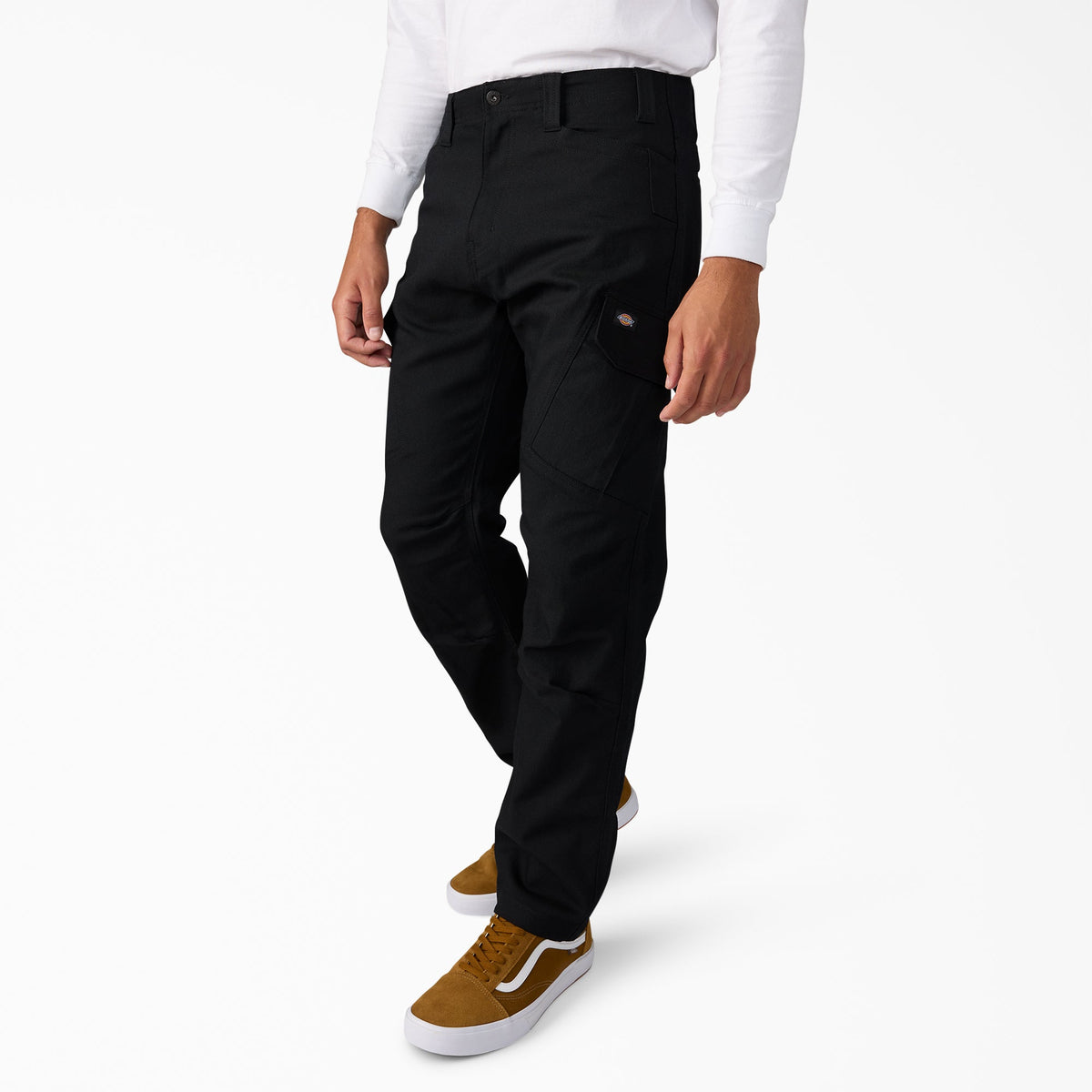Tradebuilt Duck Canvas Cargo Pants - Black (BLK)