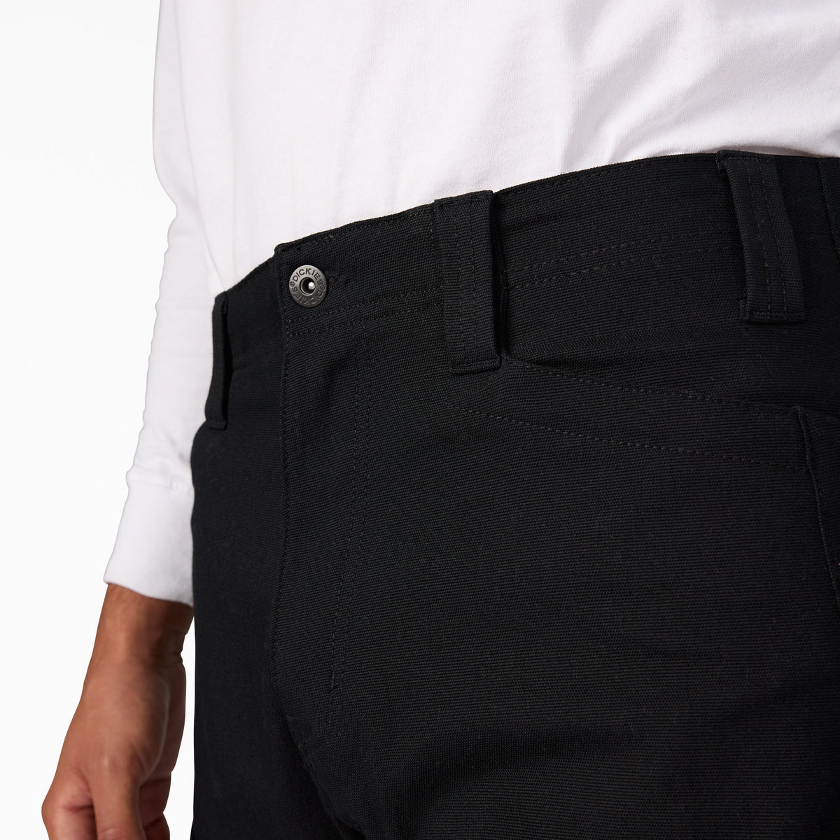 Tradebuilt Duck Canvas Cargo Pants - Black (BLK)