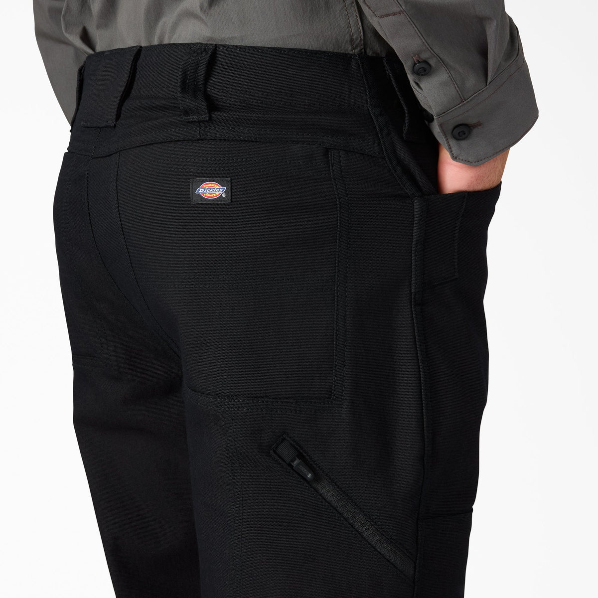 Tradebuilt Duck Canvas Double Knee Pants - Black (BLK)