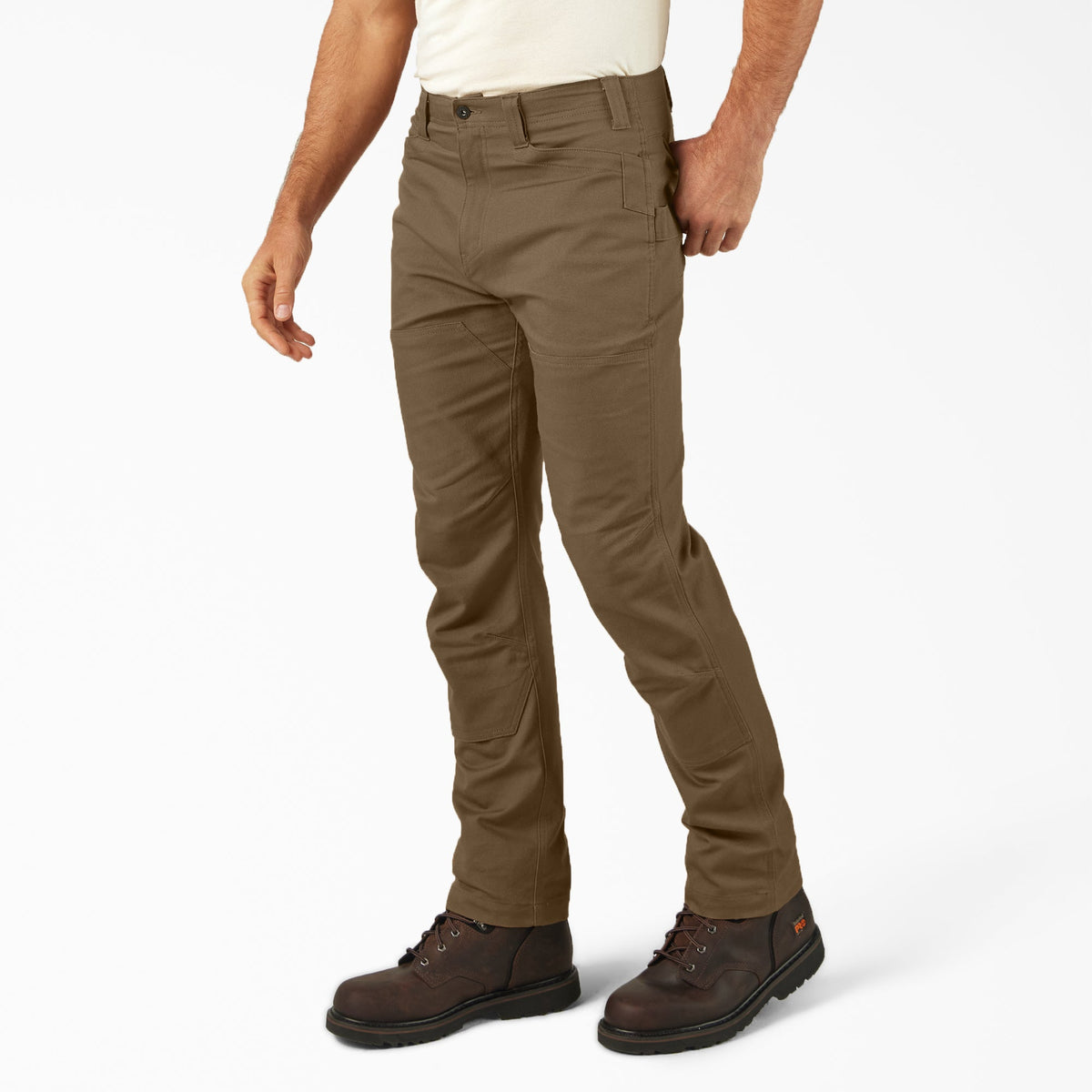 Tradebuilt Duck Canvas Double Knee Pants - Coyote Brown (K92)