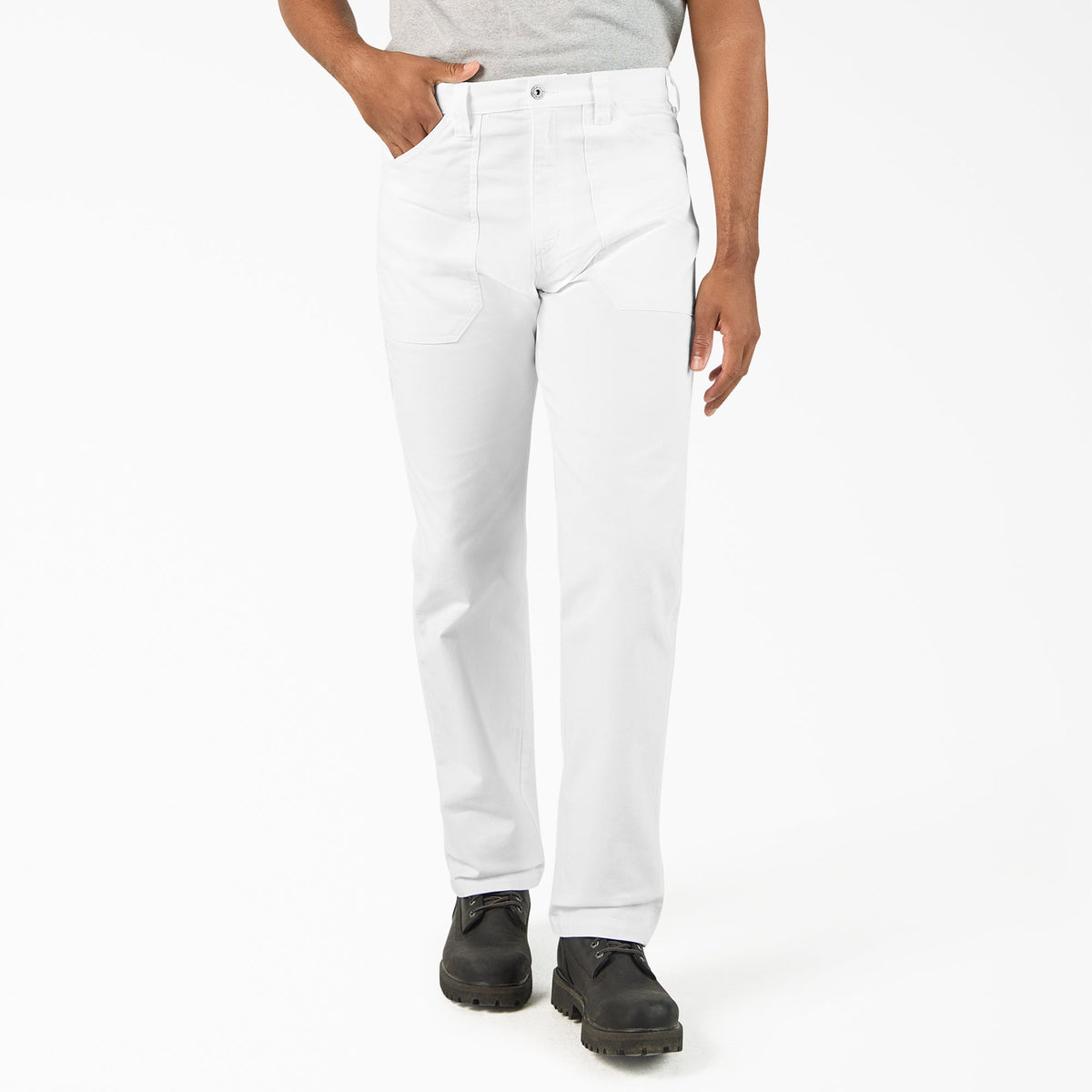 FLEX Duck Canvas Utility Painter's Pants - White (0WH)