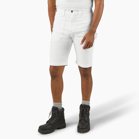 FLEX Utility Painter's Shorts, 11" - White (0WH)