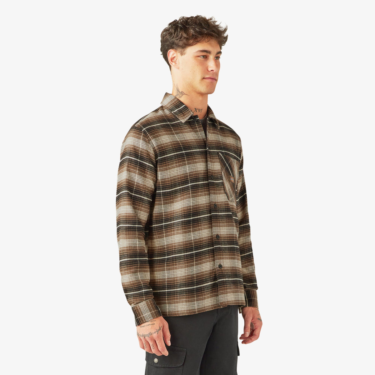 Forest Check Shirt - Mushroom (MR1)