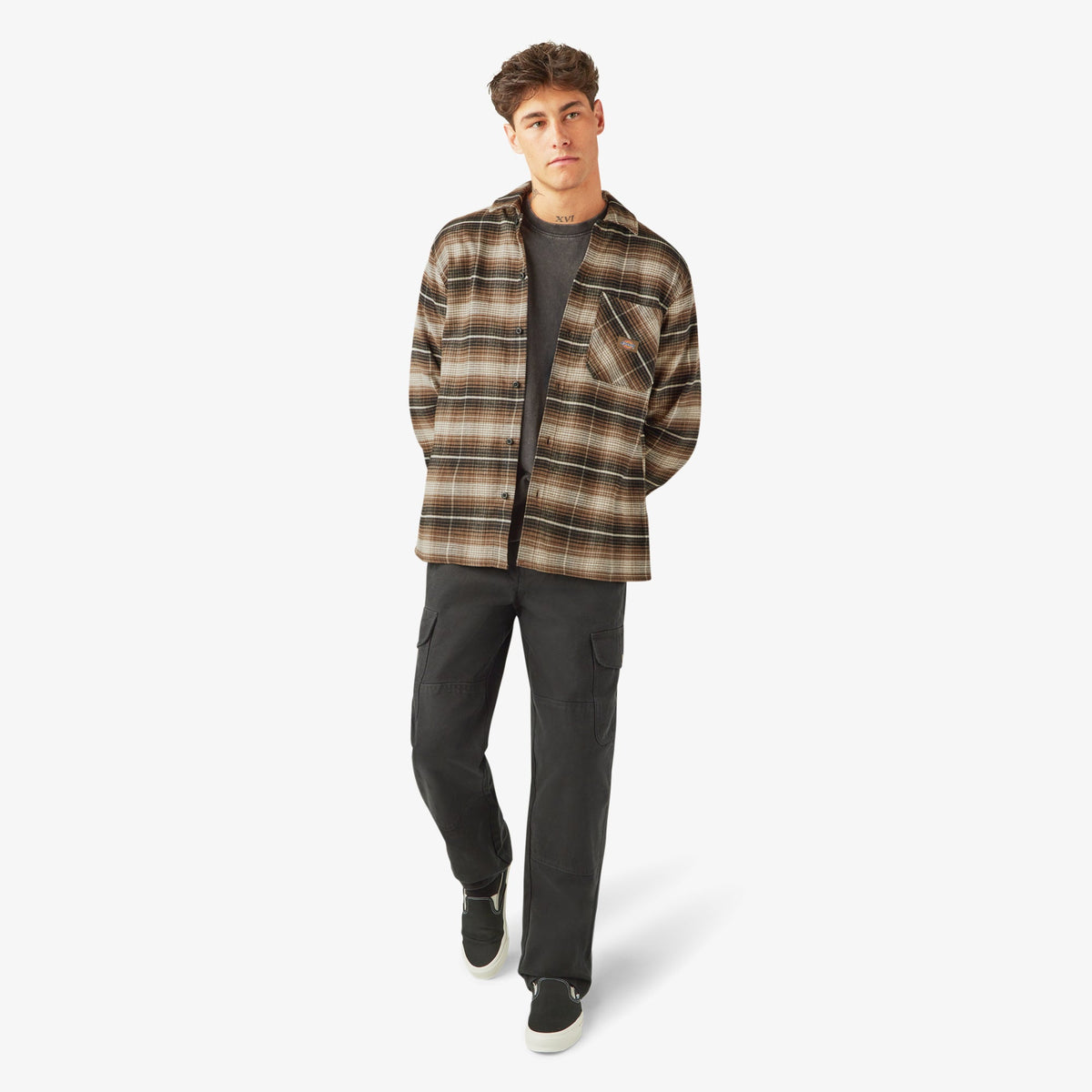 Forest Check Shirt - Mushroom (MR1)