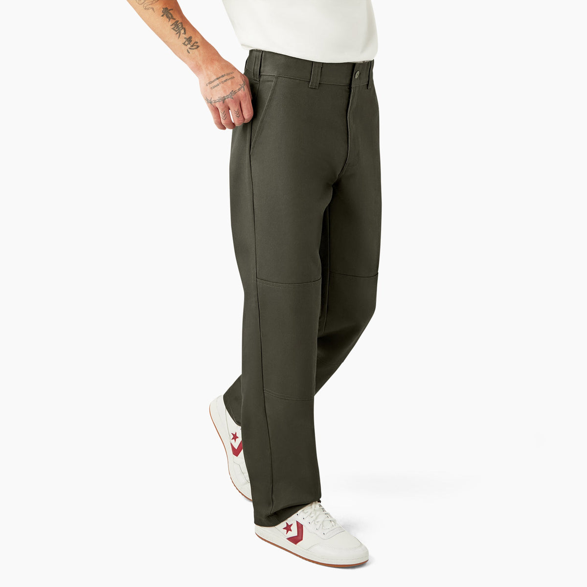Dickies X Spitfire Double Knee Pants - Olive Green (0OG)