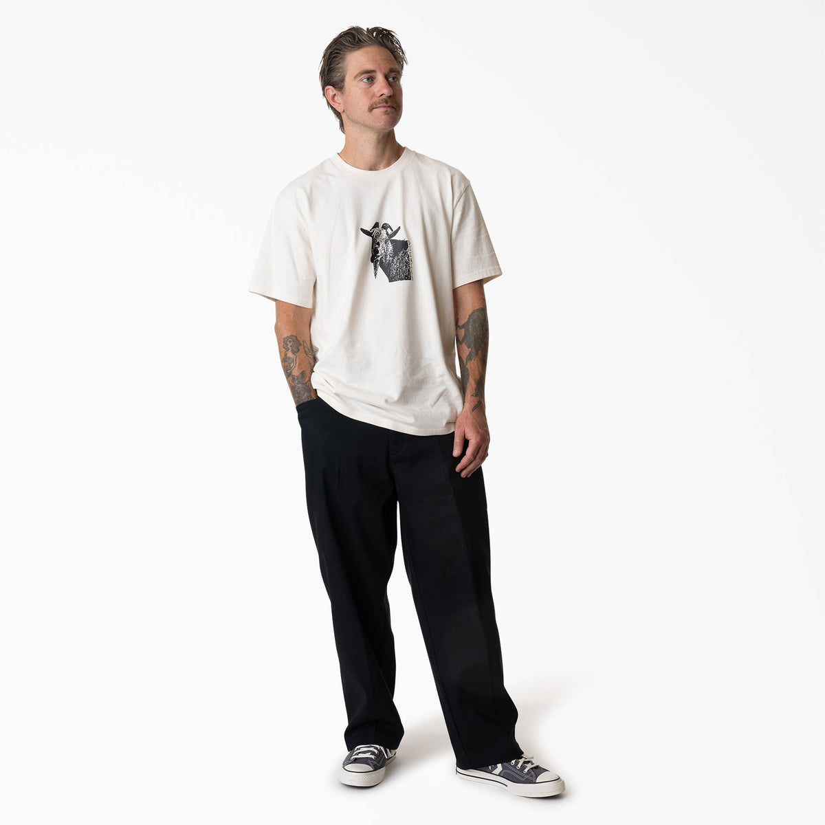 Mike Anderson Loose Fit Work Pants - Black (BLK)