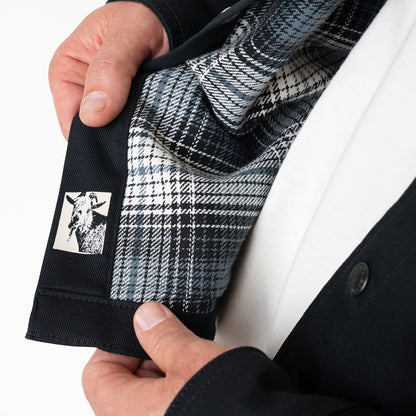 Mike Anderson Lined Shirt Jacket - Black (BLK)