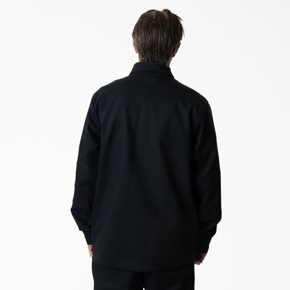 Mike Anderson Lined Shirt Jacket - Black (BLK)