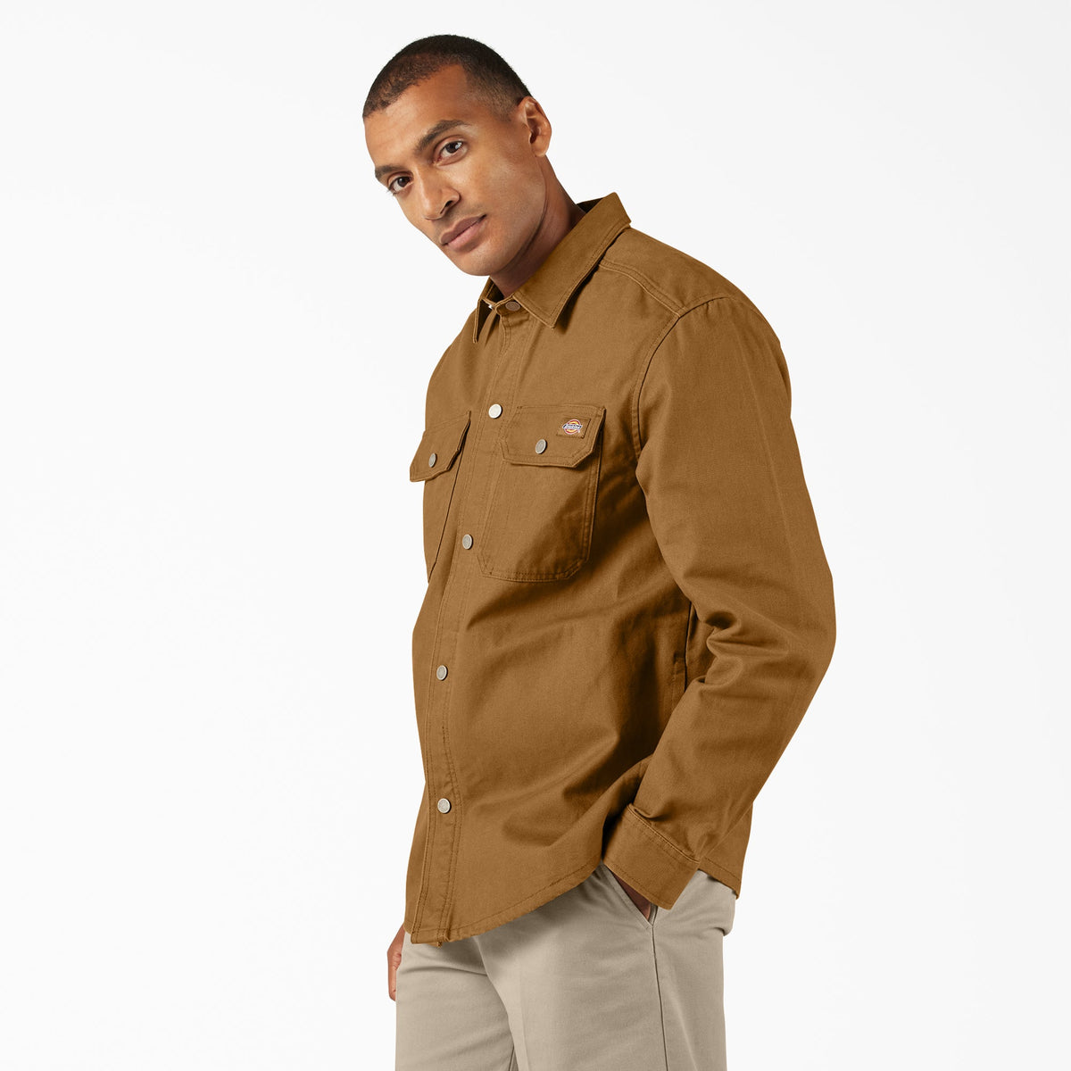 Duck Canvas Shirt Jacket - Brown Duck (0BD)