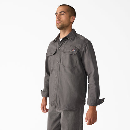 Duck Canvas Shirt Jacket - Slate Gray (0SL)