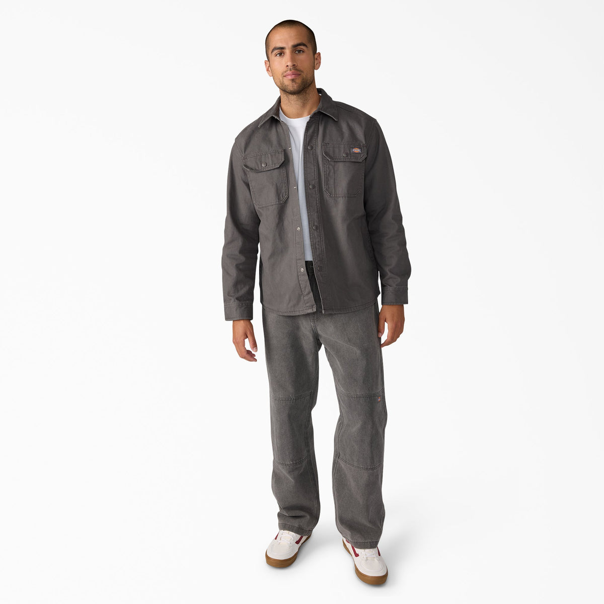 Duck Canvas Shirt Jacket - Slate Gray (0SL)