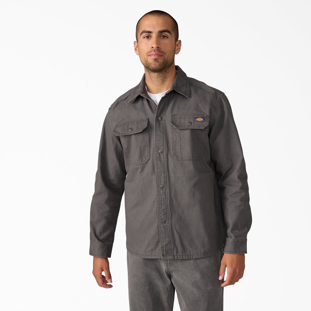 Duck Canvas Shirt Jacket - Slate Gray (0SL)