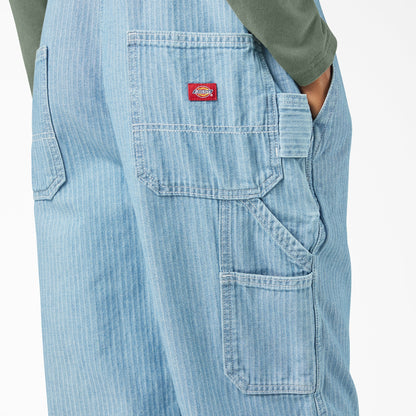 Women’s Relaxed Fit Bib Overalls - Fisher Stripe (0FS)