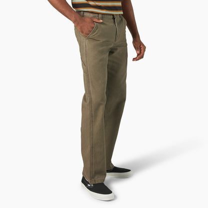 Canvas Carpenter Pants - Military Green (MGR)