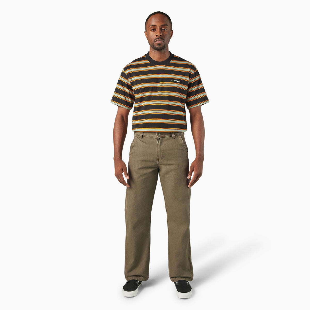 Canvas Carpenter Pants - Military Green (MGR)