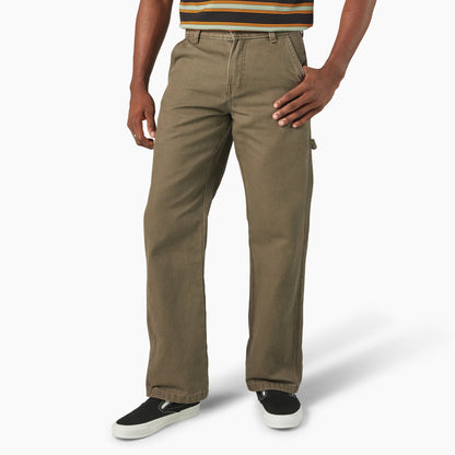 Canvas Carpenter Pants - Military Green (MGR)