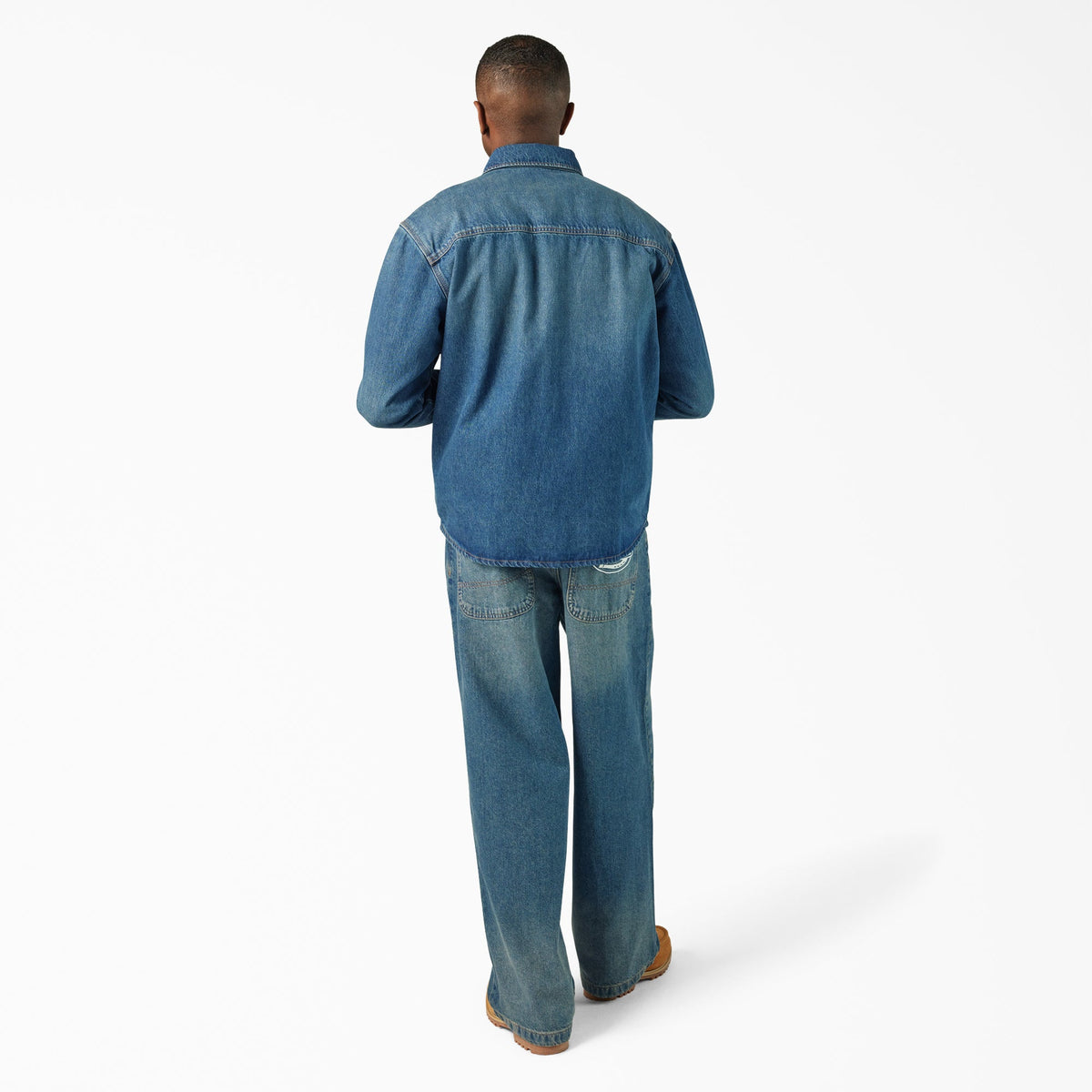 Mechanic Denim Shirt - Khaki Tinted Blue (L23)