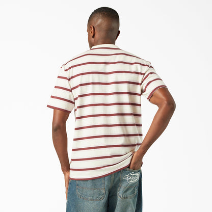 York Striped T-Shirt - Egret (C48)