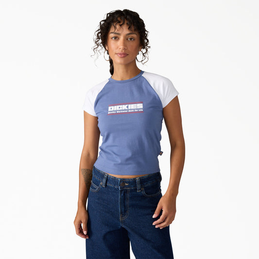 Women's Derby Raglan T-Shirt - Retro Indigo (RI2)