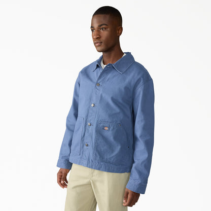 Unlined Canvas Barn Jacket - Retro Indigo (RI2)