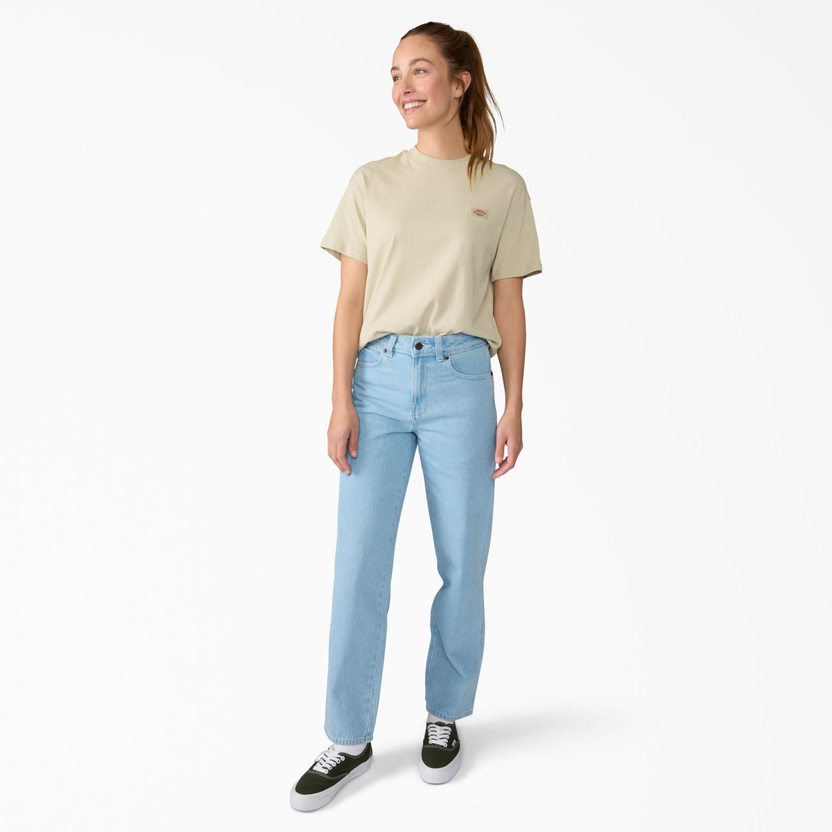 Women's 993 High Waist Tapered Carpenter Jeans - Vintage Aged Blue (C15)