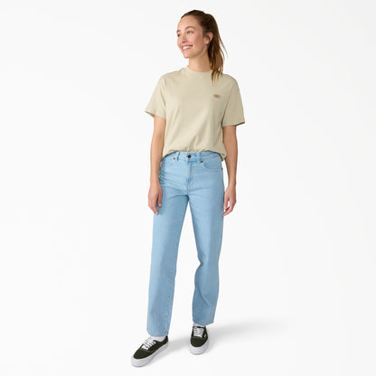 Women's 993 High Waist Tapered Carpenter Jeans - Vintage Aged Blue (C15)