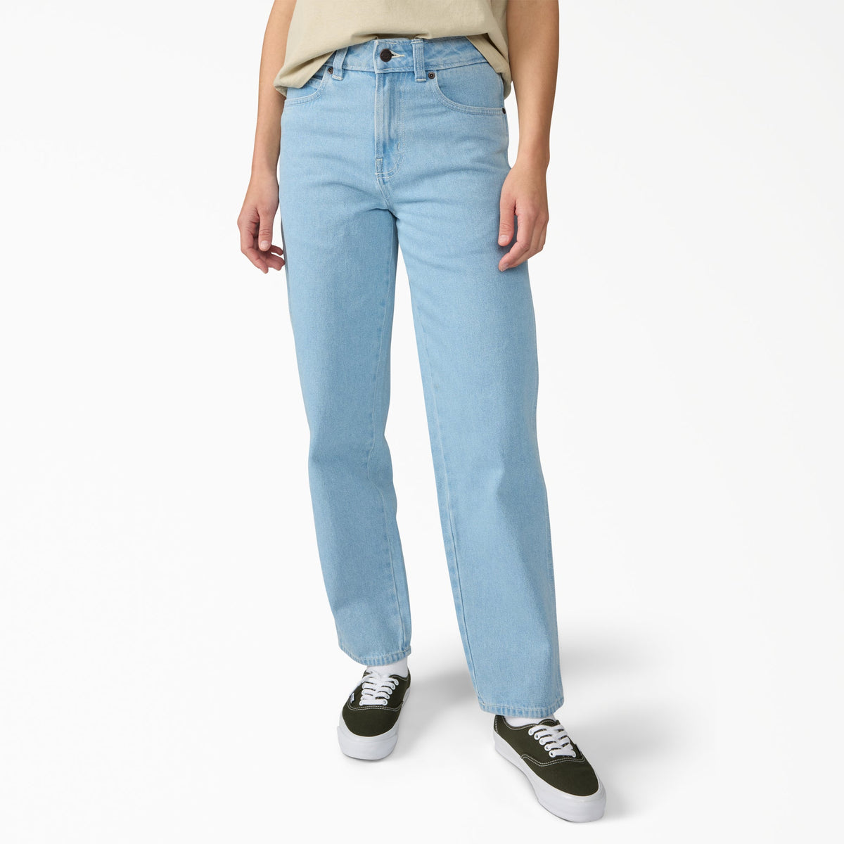 Women's 993 High Waist Tapered Carpenter Jeans - Vintage Aged Blue (C15)