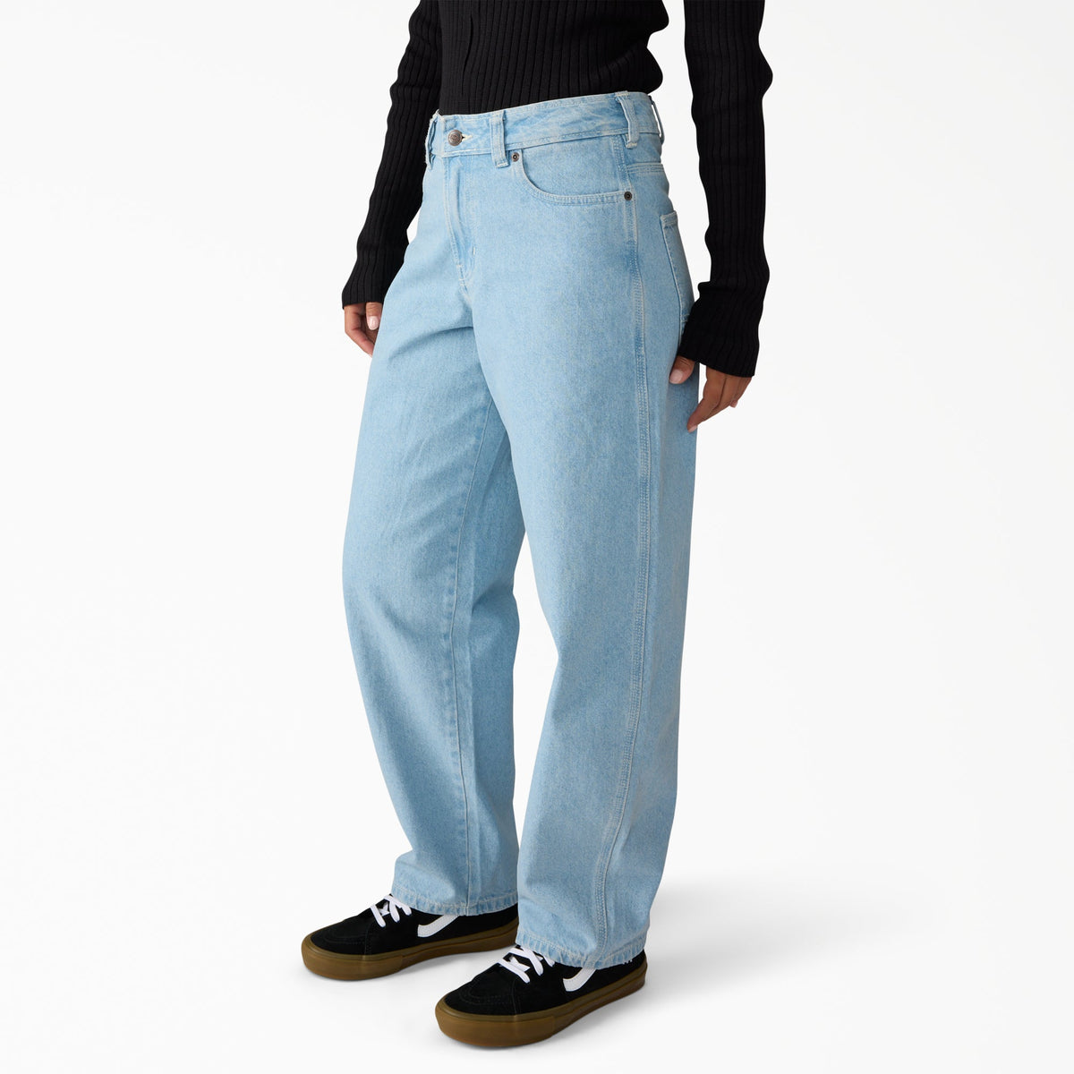 Women's 957 Loose Tapered Work Jeans - Vintage Aged Blue (C15)
