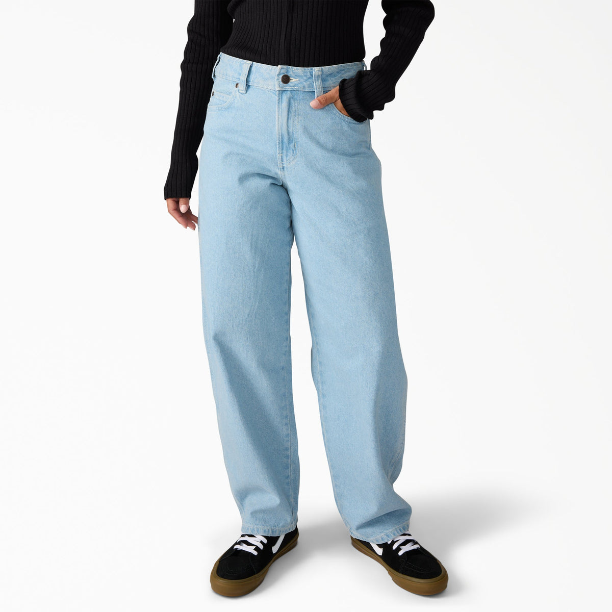 Women's 957 Loose Tapered Work Jeans - Vintage Aged Blue (C15)