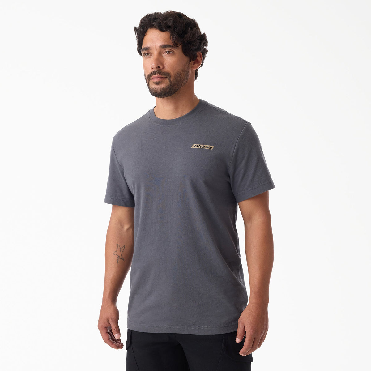Camo Logo Short Sleeve T-Shirt - Charcoal (0CH)